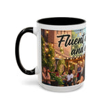 Sarcastic Girl Illustration Mug | 11oz or 15oz Colorful Ceramic