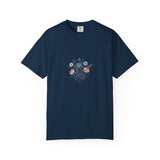 Wildflower Bouquet T-Shirt | Centered Floral Illustration, Daisies & Roses