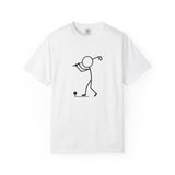 Stick Figure Golfer T-Shirt | Golf Outline Graphic Tee
