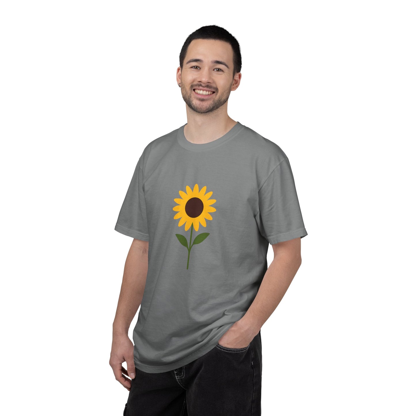 Sunflower Graphic T-shirt | Minimal Floral Tee
