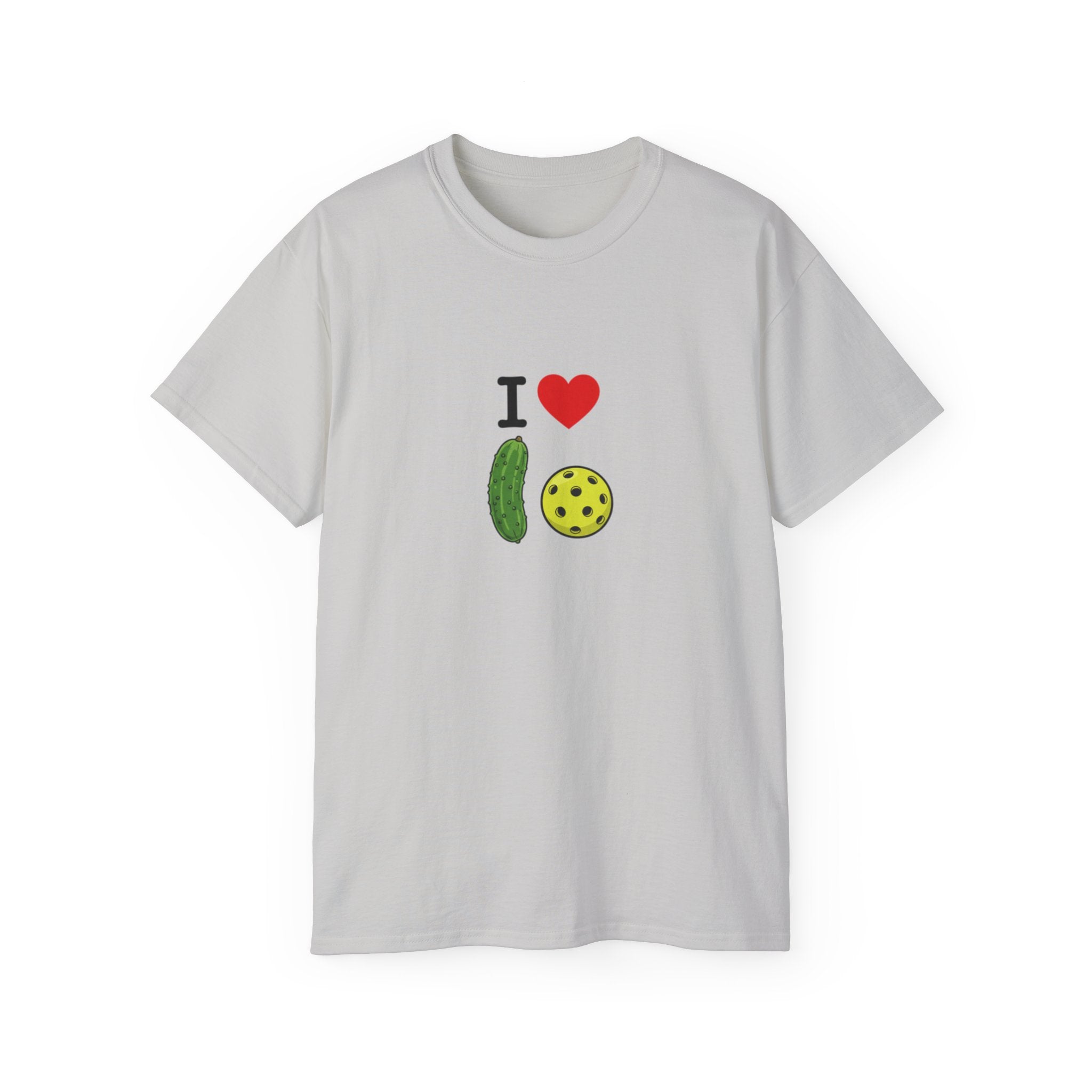I Heart Pickleball T-Shirt | Pickle & Ball Graphic Tee