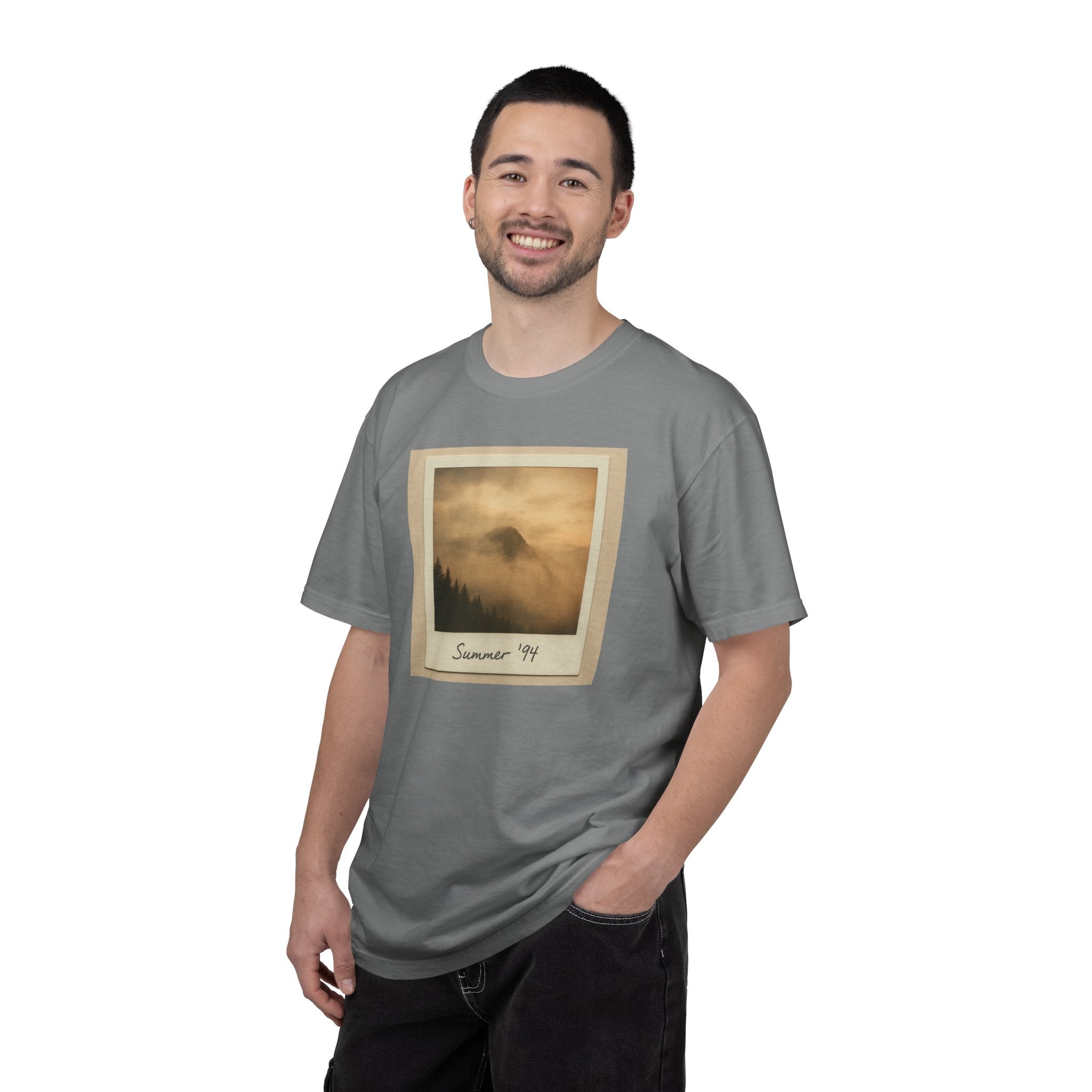 Vintage Polaroid Mountain Photo T-Shirt | Summer '94