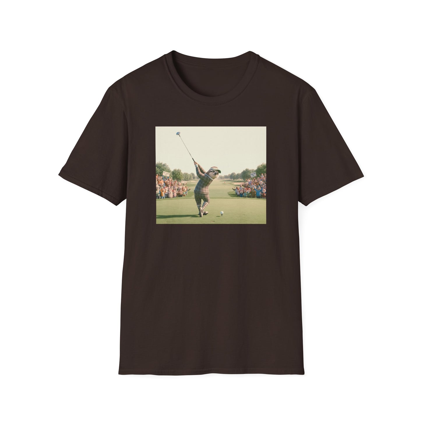 Sloth Golfer 3D Animation T-Shirt | Cinematic CGI Sporting Character