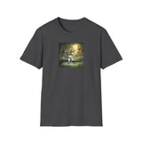 Slow Living Sloth Golfer T-Shirt | Zen Sportswear Tropical Golf Silas