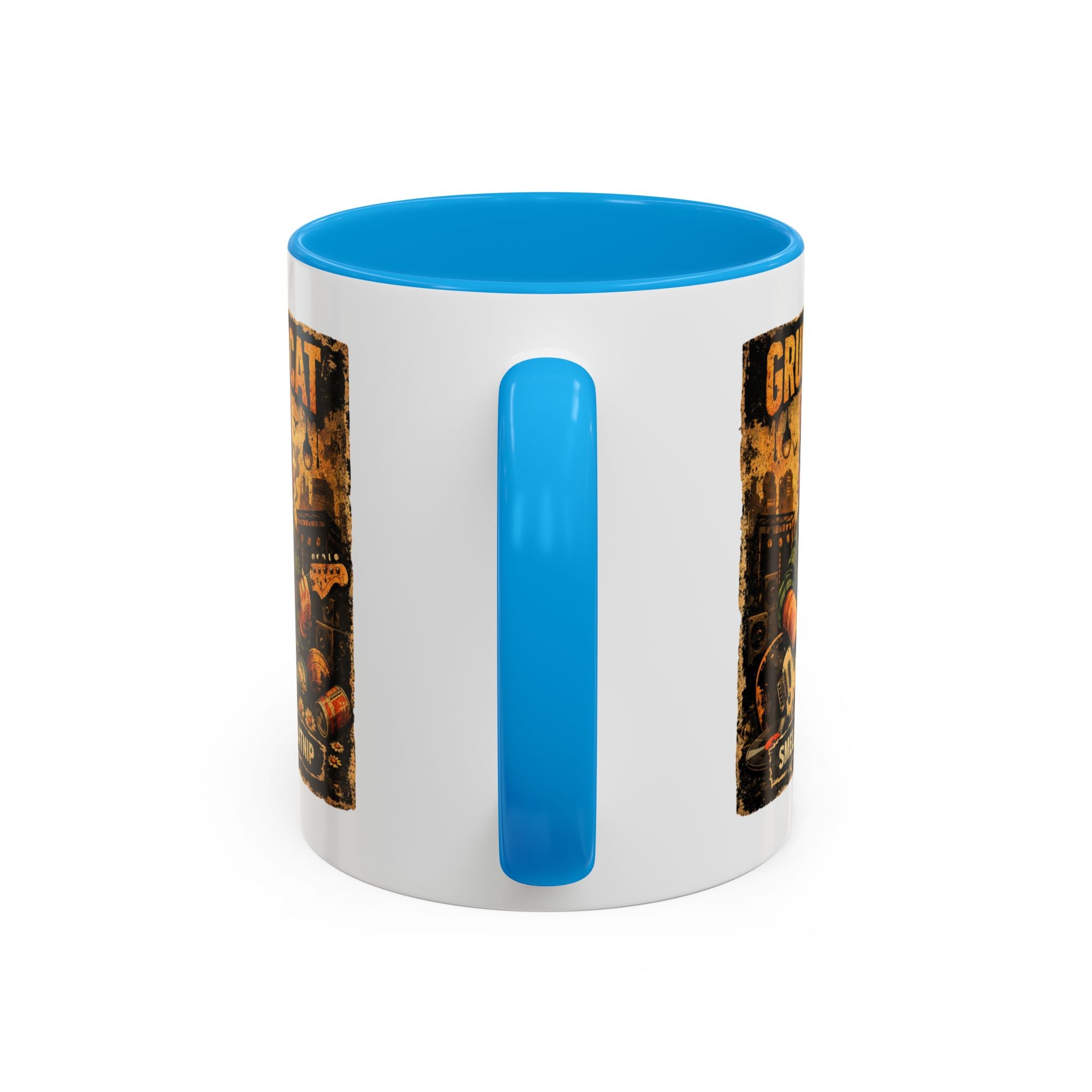 Grunge Cat Smells Like Catnip Mug | Ceramic Coffee Cup