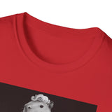 Capybara Blonde. Dress Pose T-Shirt | Retro Black & White Illustration