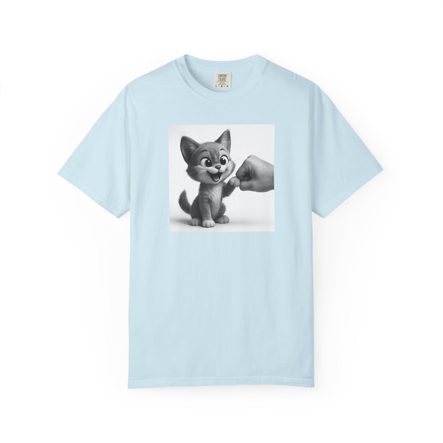 Kitten Fist Bump T-shirt | Cute Kitty Paw Bump Design
