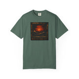 Eternal Voyage Sunset Illustration T-Shirt | Vintage Ocean Scene