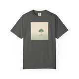 Solitary Tree Minimalist Artwork T-Shirt | Nature Square Print
