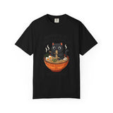 Ramen Is My Love Language T-shirt | Cat in Ramen Bowl Noodles Vibes Tee