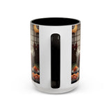 Goose with Sushi Mug | Japanese Tea Room Illustration