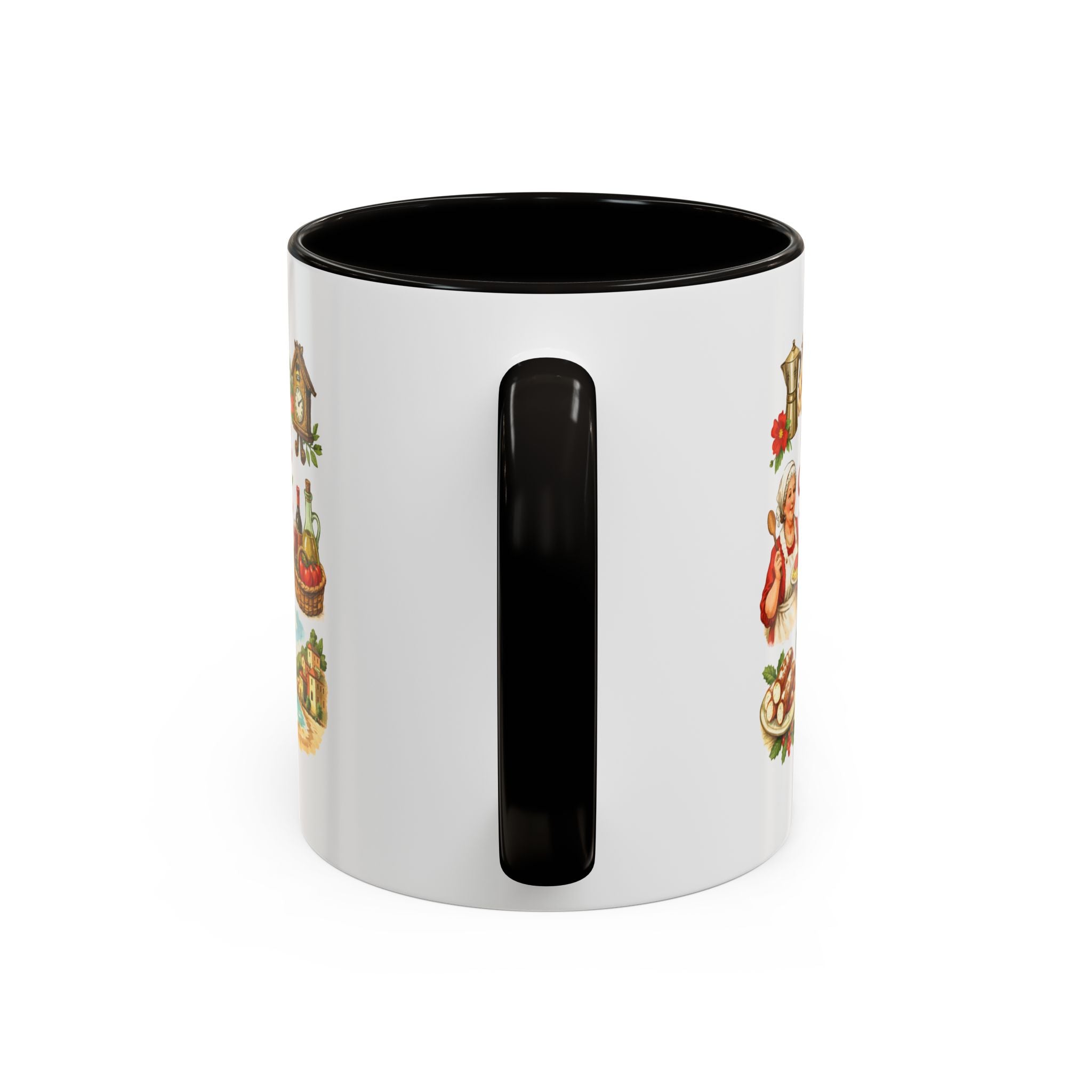 Nonna Holiday mug | Italian grandma kitchen design, vintage food icons