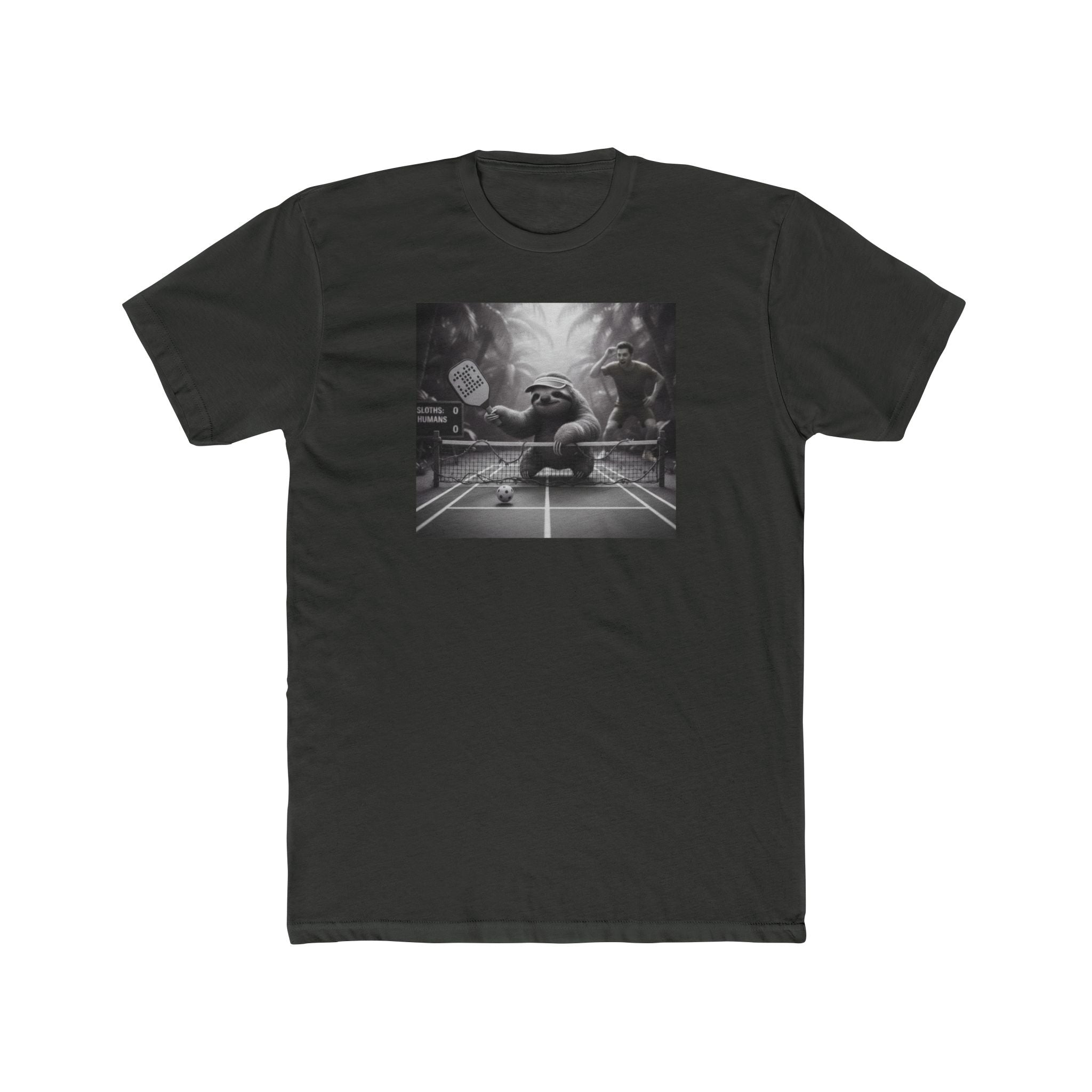 Dink-Shot Sloth Pickleball Tee | Slow-Motion Sportswear Parody