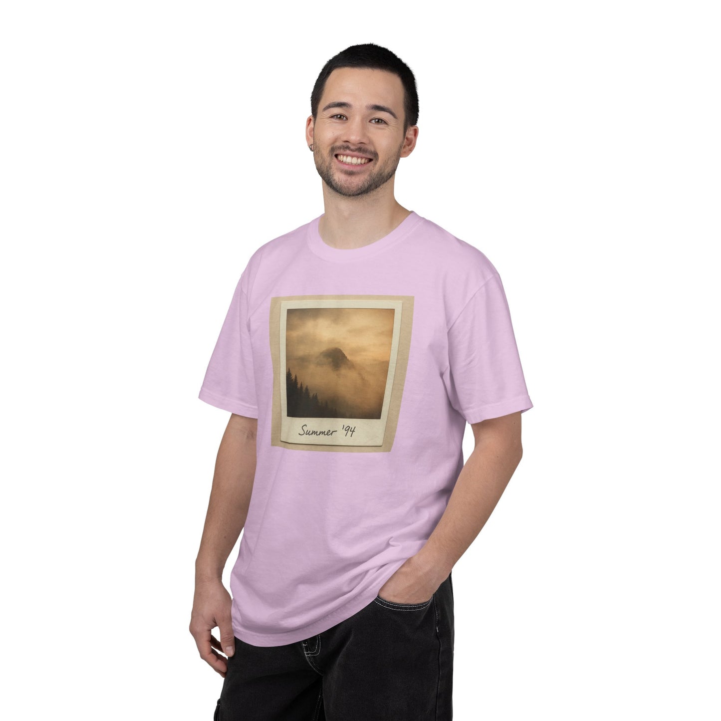 Vintage Polaroid Mountain Photo T-Shirt | Summer '94