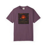 Eternal Voyage Sunset Illustration T-Shirt | Vintage Ocean Scene