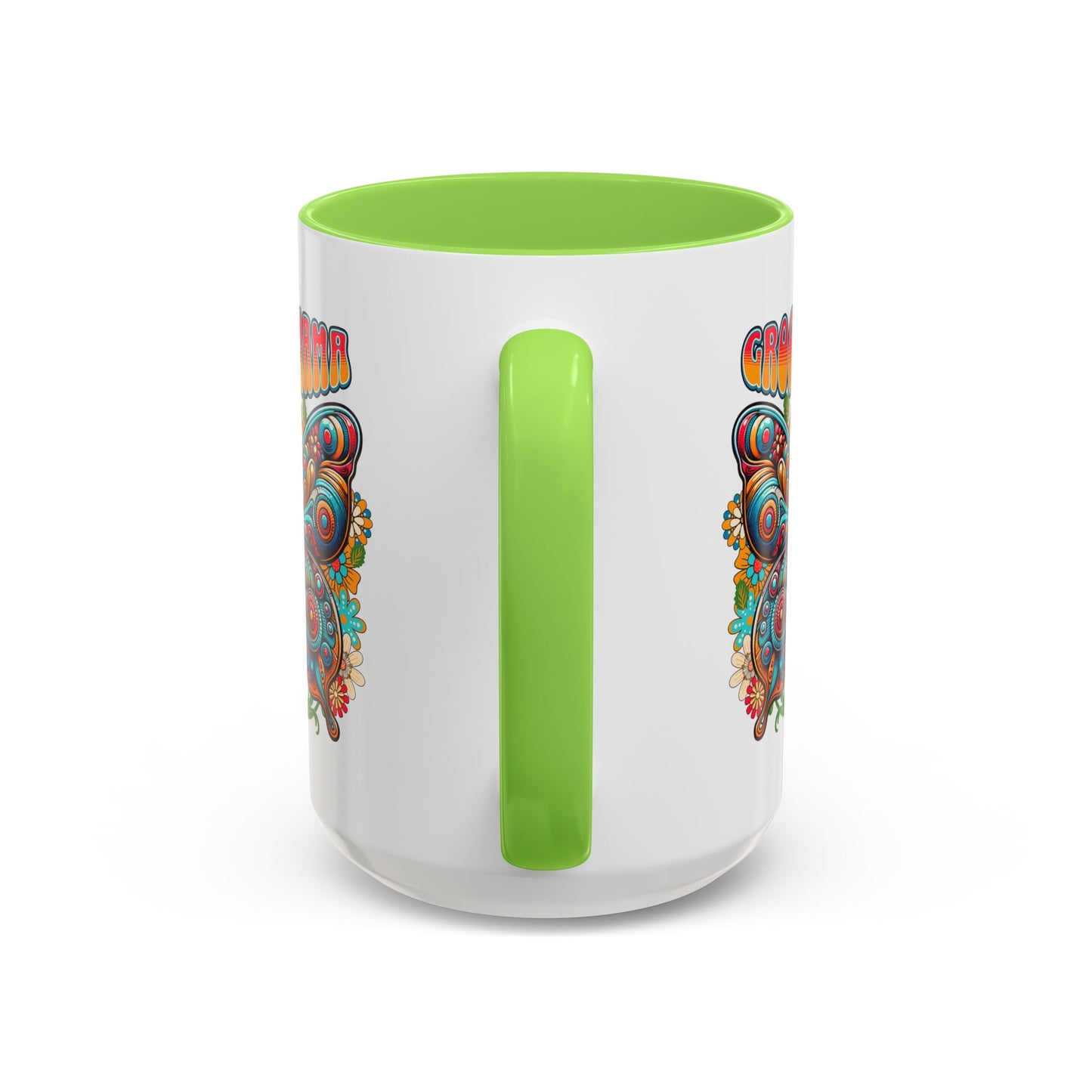 Groovy Mama Butterfly Mug | Retro Psychedelic Floral Design