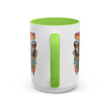Groovy Mama Butterfly Mug | Retro Psychedelic Floral Design
