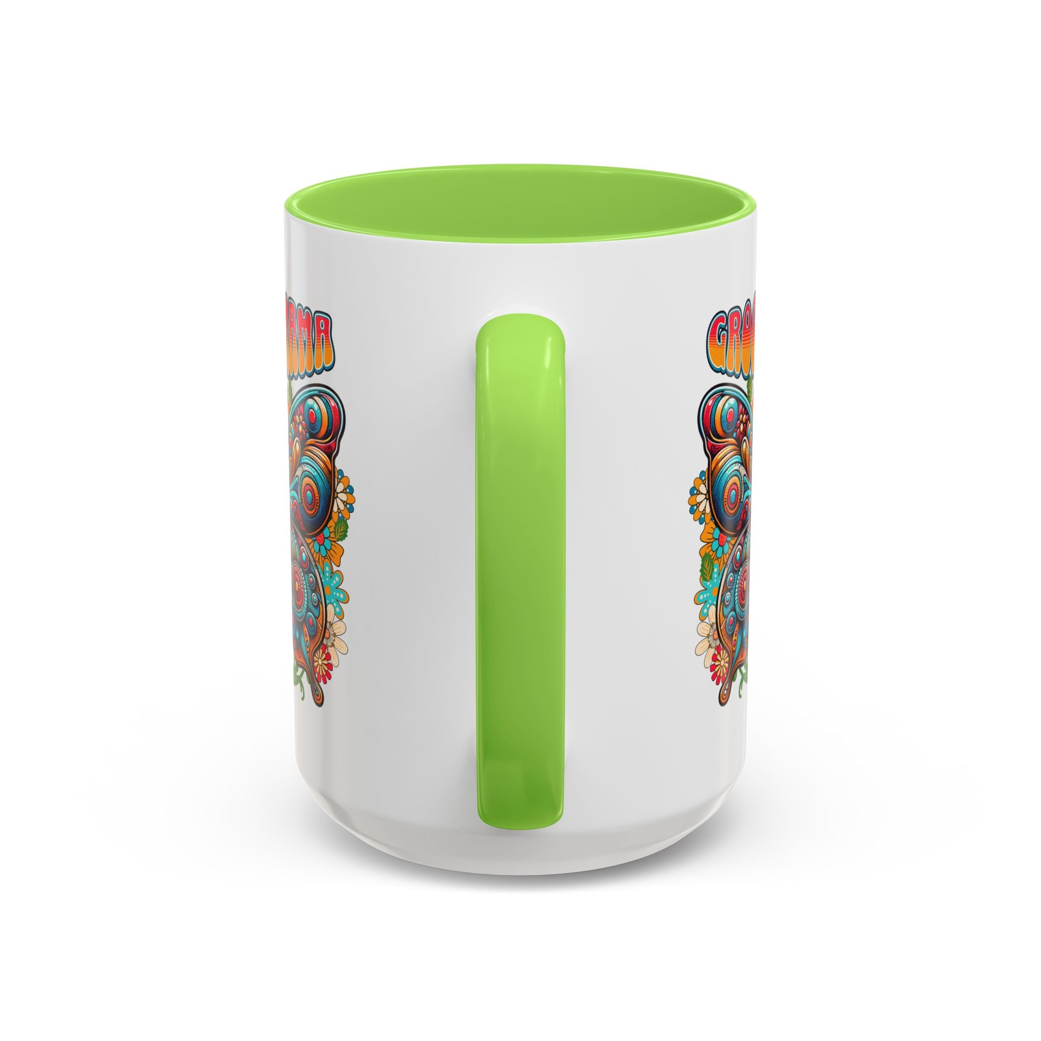 Groovy Mama Butterfly Mug | Retro Psychedelic Floral Design