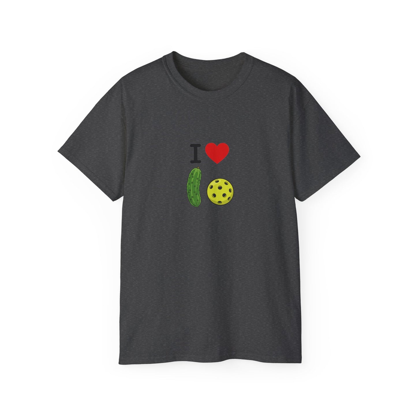 I Heart Pickleball T-Shirt | Pickle & Ball Graphic Tee