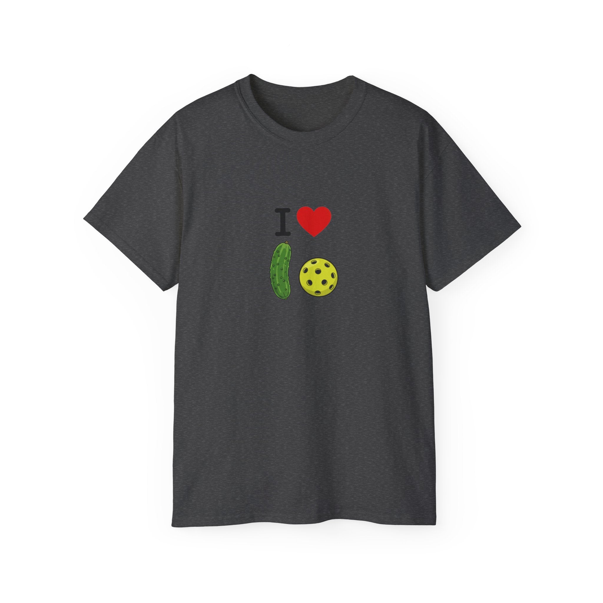 I Heart Pickleball T-Shirt | Pickle & Ball Graphic Tee
