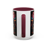 Cyberpunk Sushi Cat Mug | 11oz 15oz Ceramic Coffee Cup