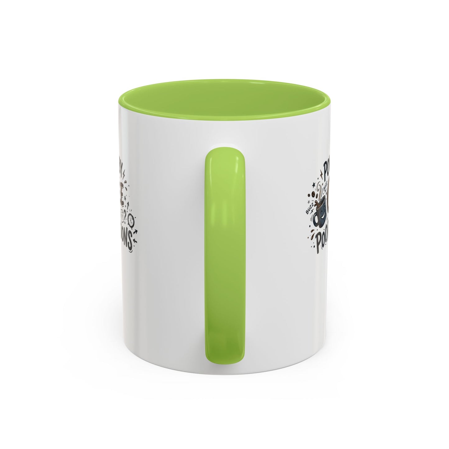 Powered by Coffee and Poor Decisions Mug | Accent Coffee Mug 11oz 15oz
