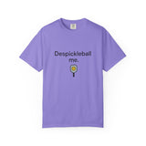 Despickleball Me pickleball graphic T-shirt | pickle paddle logo tee