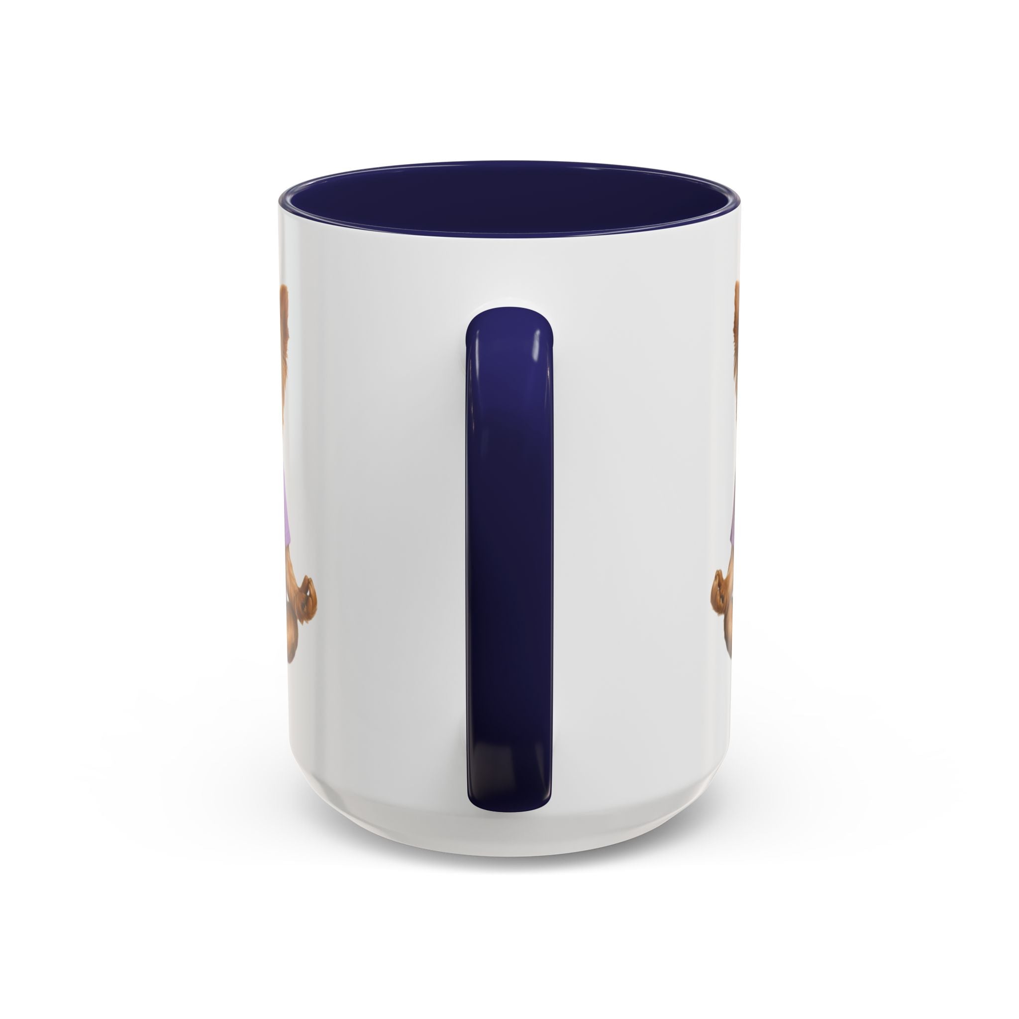 Meditating Yorkshire Terrier Mug | Accent Coffee Mug 11oz 15oz