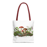 Vintage Mushroom Wildflower Specimen Study Tote Bag
