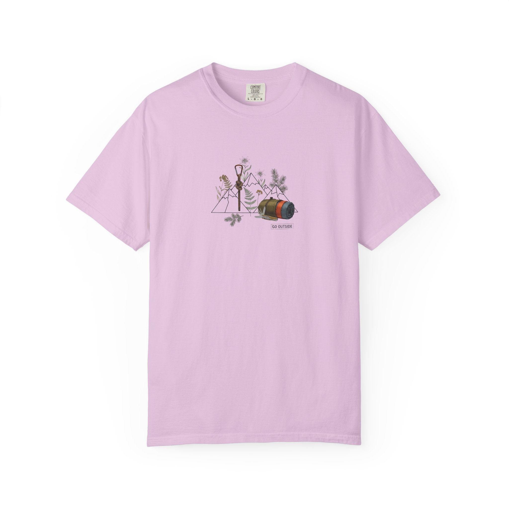 Mountains Camping Outdoors Tee | Adventure Gear Graphic T-Shirt
