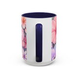 Tropical Orchid Floral Mug | Accent Coffee Mug 11oz 15oz
