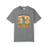 Smash the Savannah Capybara Pickleballer T-Shirt | Animal Sports Graphic Tee
