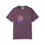 Rainbow Dandelion Tee | T-Shirt, Colorful Seed Puff Design