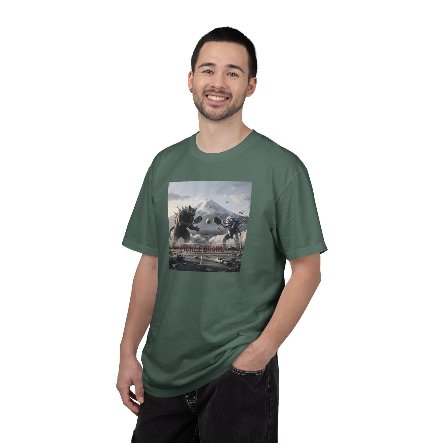 Pickle Brawl Monster Fight T-shirt |