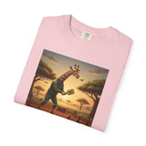 Long-Neck Larry  Pickleballer Unisex Garment-Dyed T-shirt