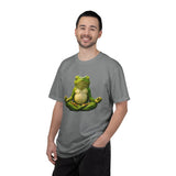 Meditating Frog T-shirt | Zen Yoga Frog Illustration, Relaxation Tee