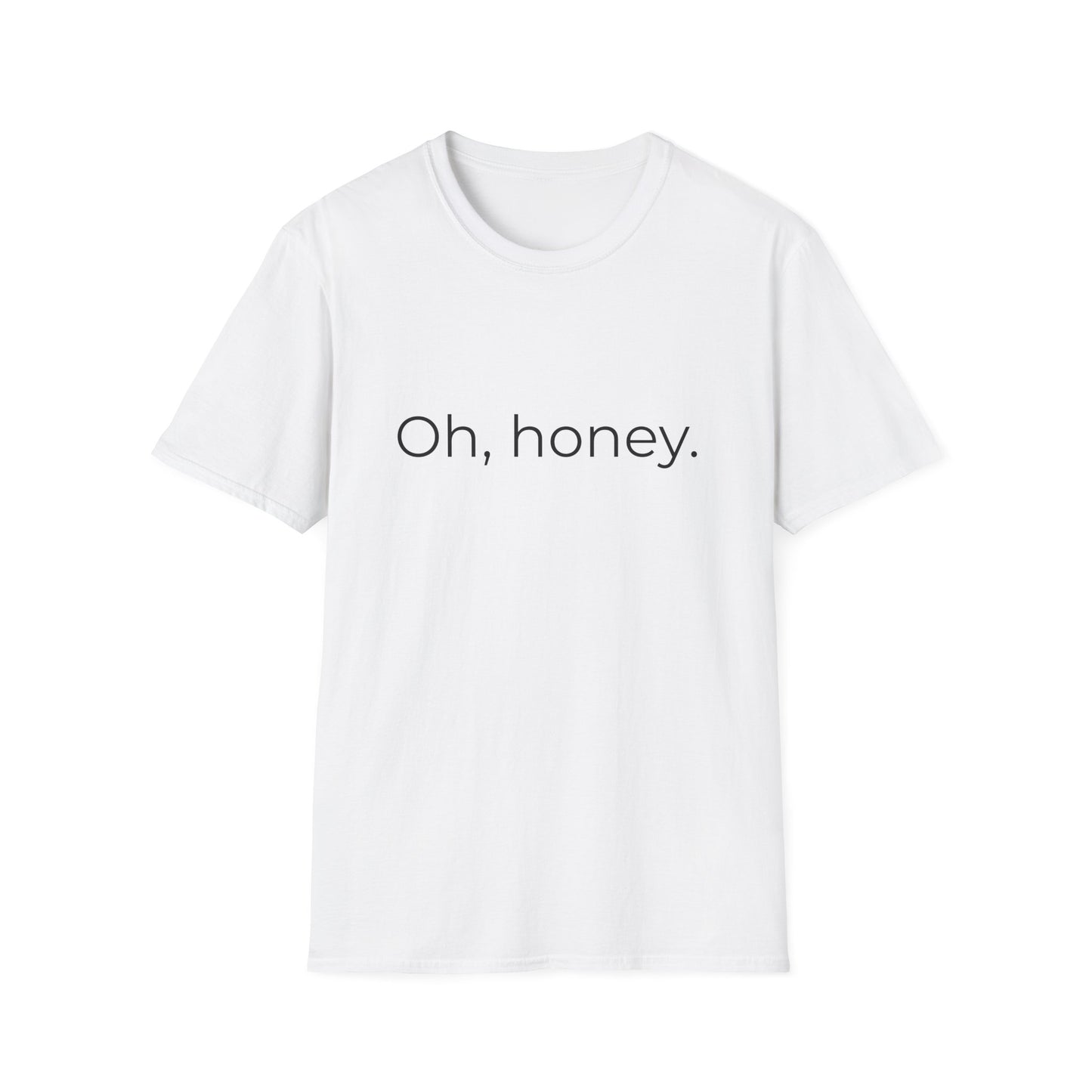 Oh, Honey T-Shirt | Minimal Script Typography Tee