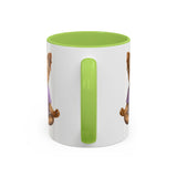 Meditating Yorkshire Terrier Mug | Accent Coffee Mug 11oz 15oz