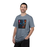 Neon Cyber Cat Sushi Shibuya T-shirt | Dark Alley Japanese Streetwear