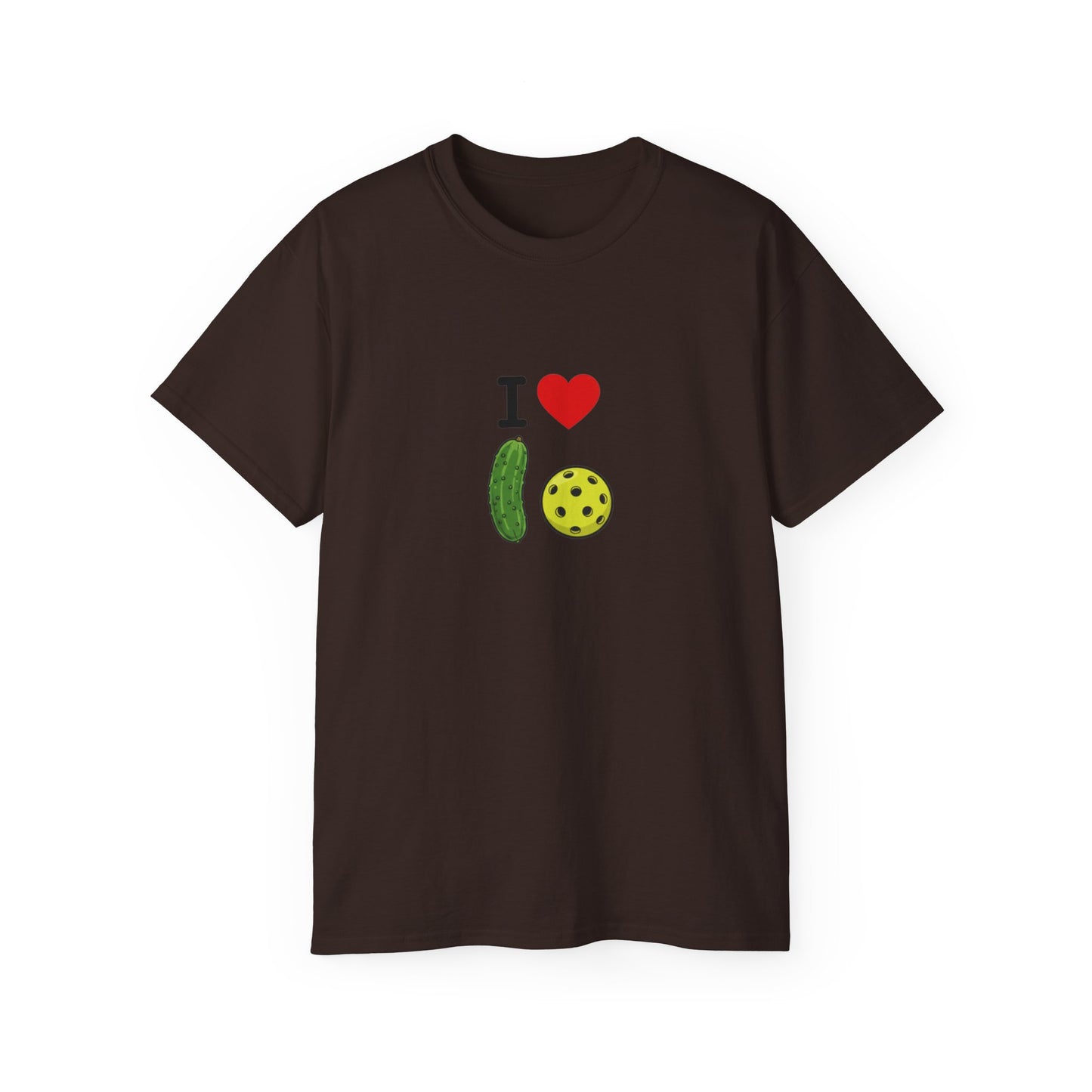 I Heart Pickleball T-Shirt | Pickle & Ball Graphic Tee