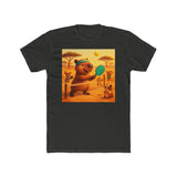 Capybara Playing Pickleball T-Shirt | Retro Sports Animal Illustration