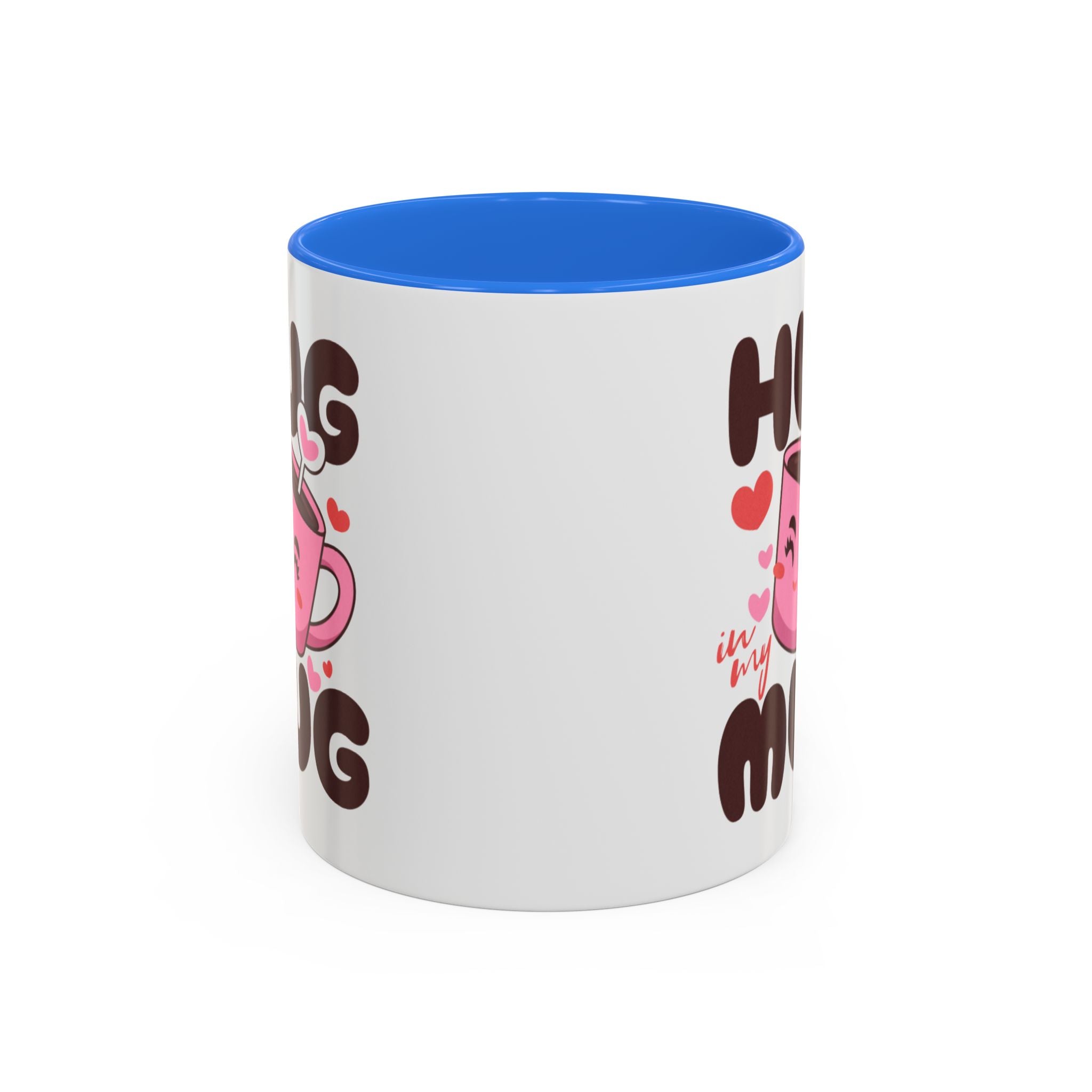 Hug in My Mug Mug | Cute Pink Cup, Heart Coffee Design