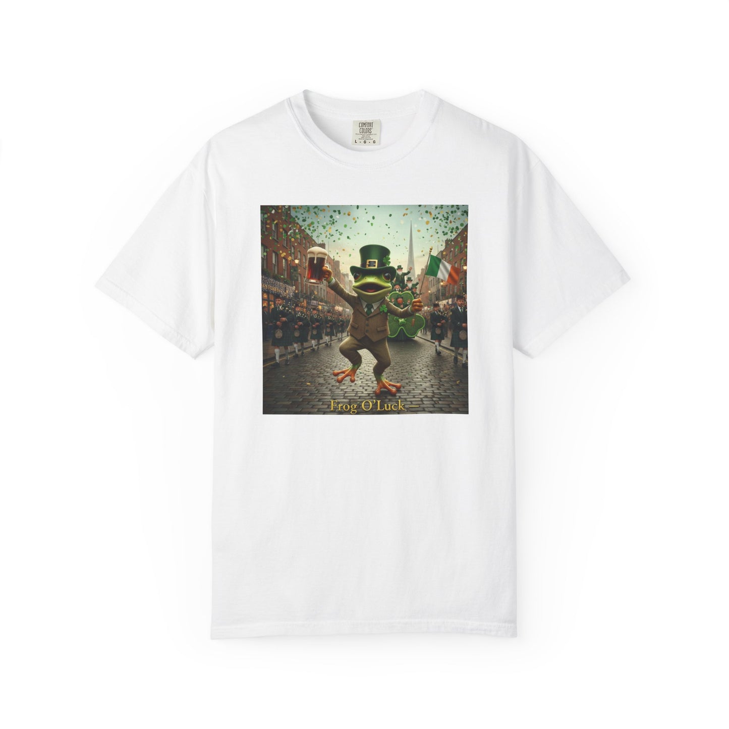 Irish Frog Unisex Garment-Dyed T-shirt