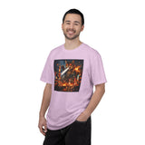 Giant Catzilla Kaiju Rampage T-Shirt | Neon City Monster Battle