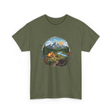 Mountain Camping Adventure T-Shirt | Outdoor Nature Hiking Tee | Wilderness Tent Graphic Shirt | Gift for Hiker Camper |