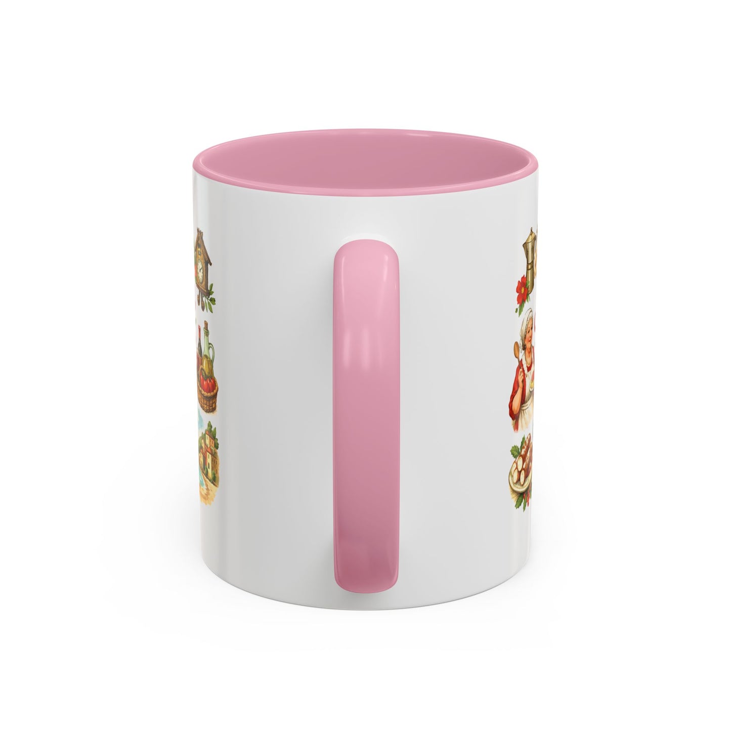 Nonna Holiday mug | Italian grandma kitchen design, vintage food icons