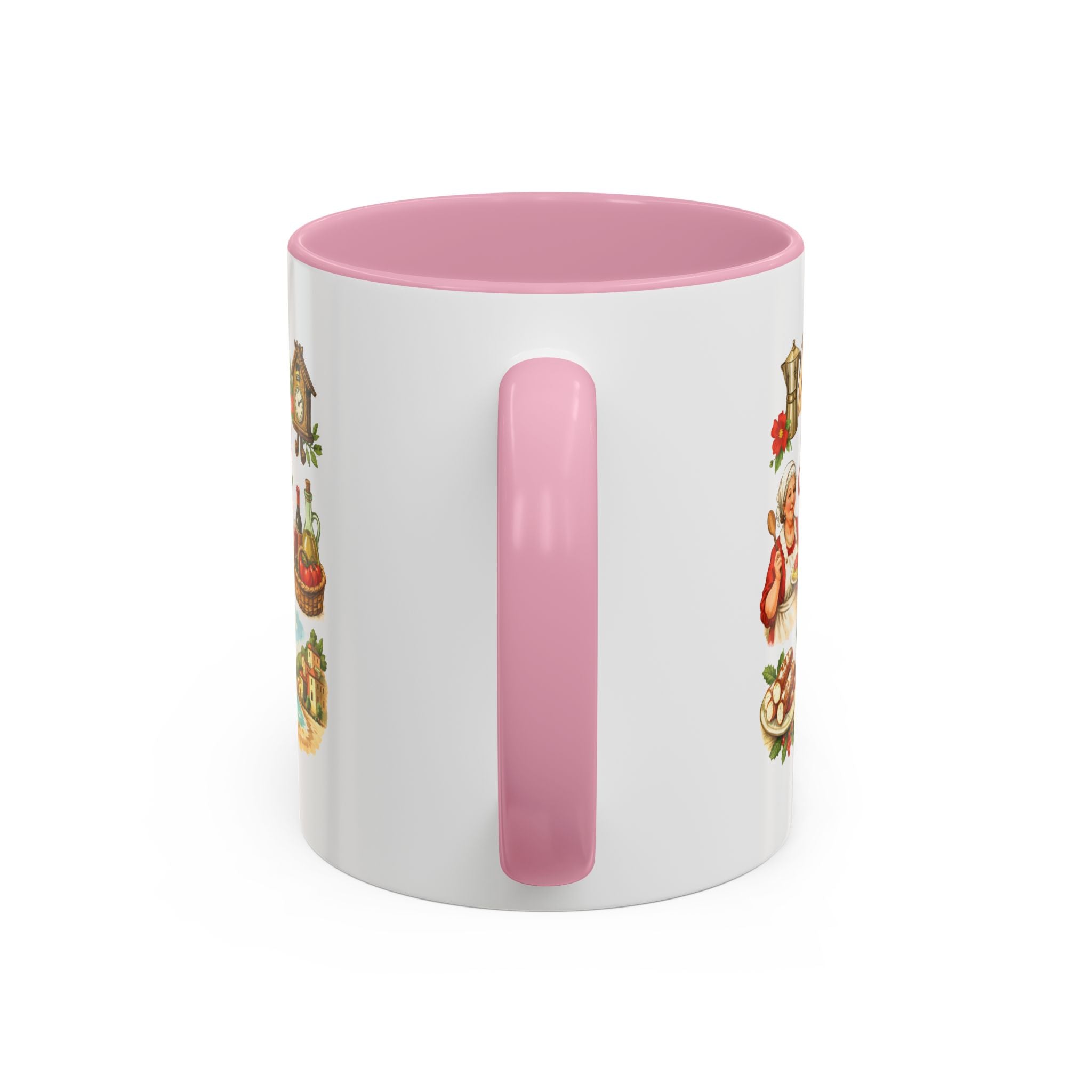 Nonna Holiday mug | Italian grandma kitchen design, vintage food icons