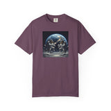 Gator Lunar Pickleball  T-shirt | Earth Background, Spacewalk Illustration