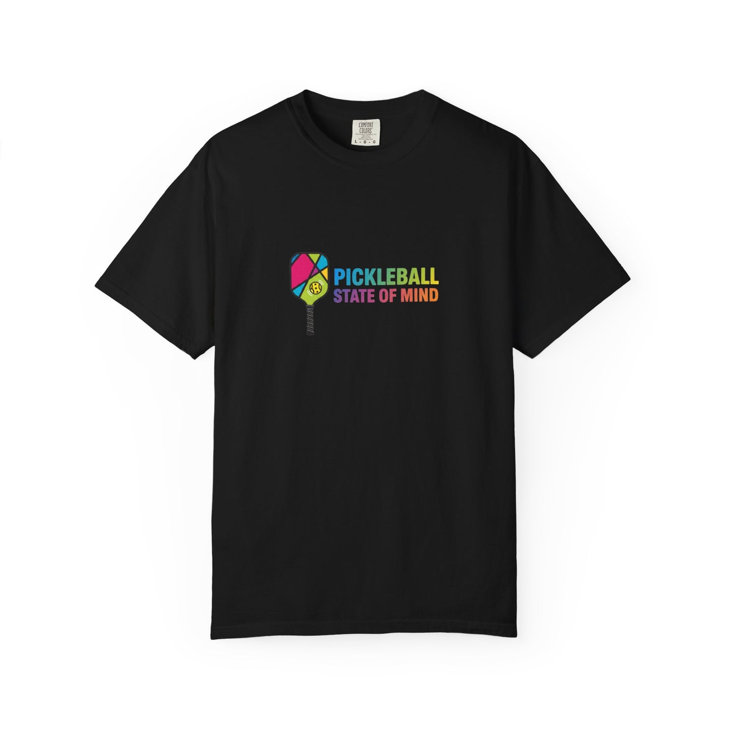 Pickleball State of Mind T-shirt | Colorful Paddle Graphic