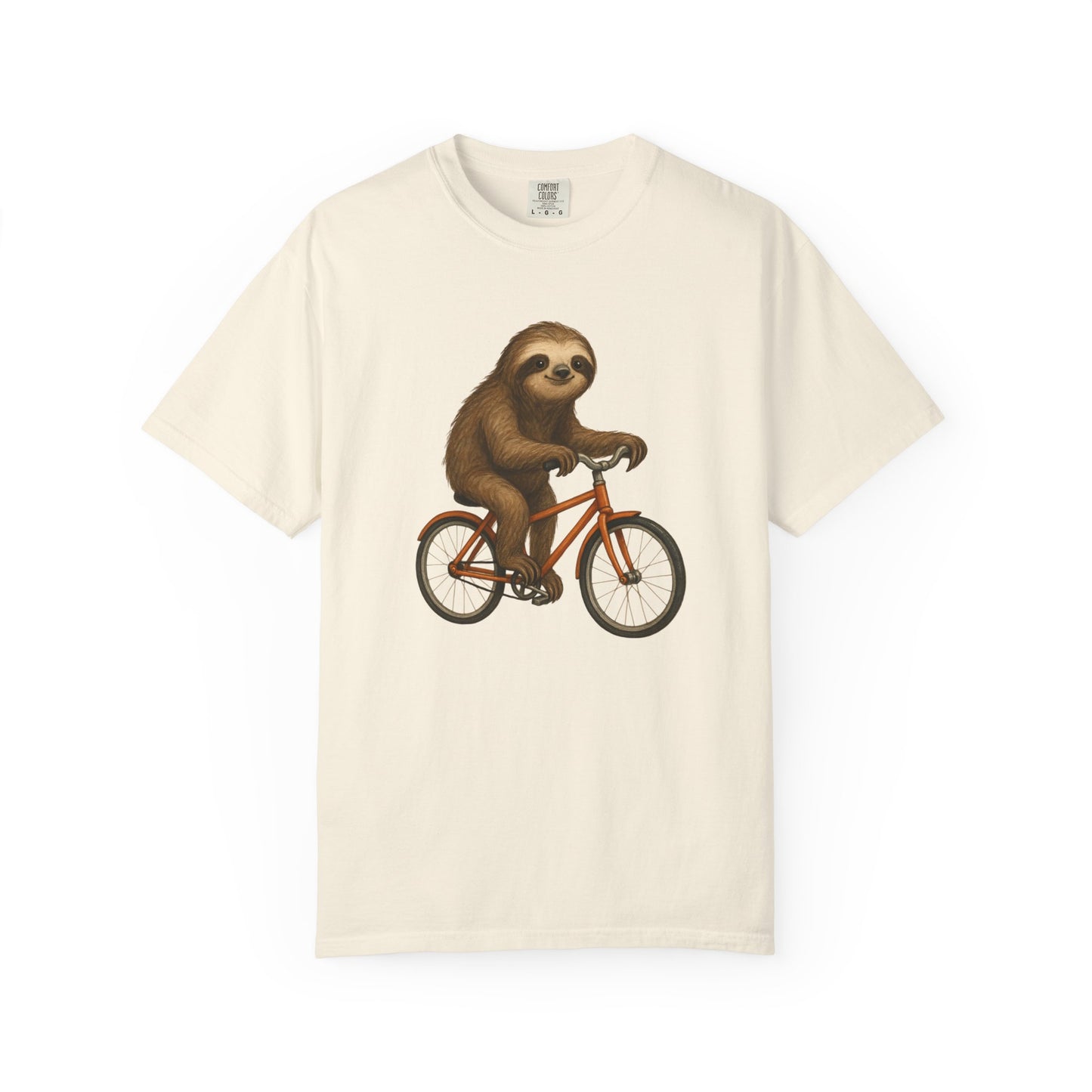 Sloth Bicycle Shirt – Funny Riding Bike Illustration Tees for Cycling Lover